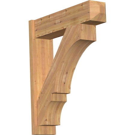 Ekena Millwork Balboa Smooth Craftsman Outlooker, Western Red Cedar, 7 1/2"W x 30"D x 34"H OUT08X30X34BOA04SWR